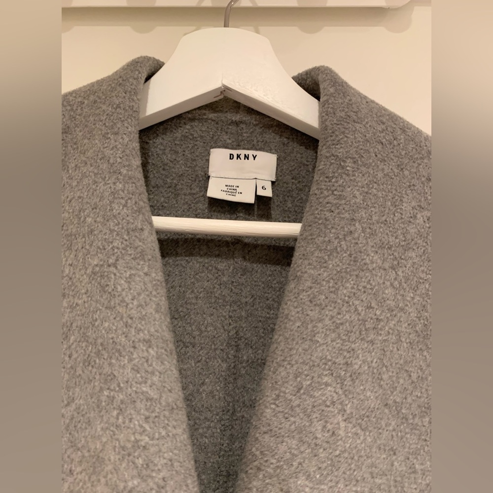 Wool coat neutral -Donna Karan DKNY